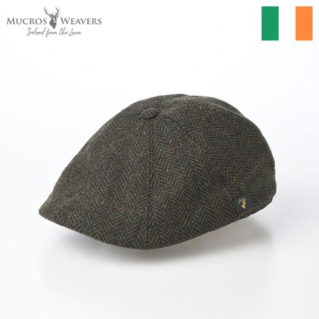 マクロスウィーバーズのハンチング Killarney Pub Cap（キラーニー パブキャップ） グリーン