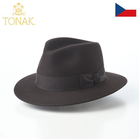 トナックのフェルトハット FEDORA OPERA（フェドラ オペラ） ダークブラウン