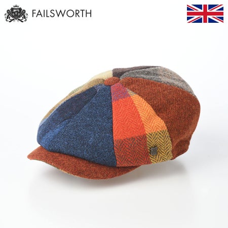 フェイルスワースのキャスケット Harris Tweed UIG（ハリスツイード ユーアイジー） マルチ