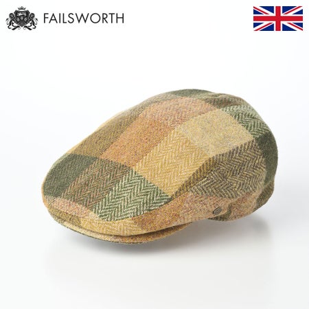 フェイルスワースのハンチング Harris Tweed Contemporary Stornoway（ハリスツイード コンテンポラリー ストーノウェイ） モス