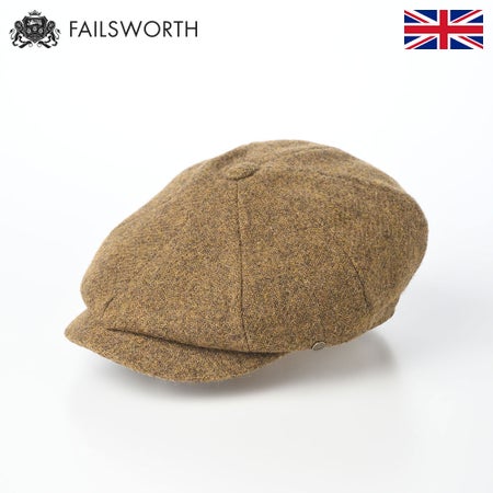 フェイルスワースのキャスケット Harris Tweed Contemporary Carloway（ハリスツイード コンテンポラリー キャロウェイ） モス