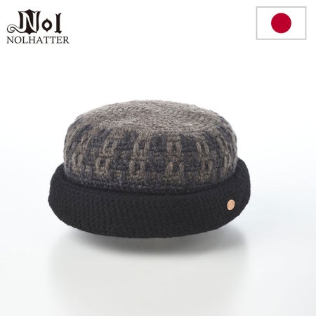 ノルのロールキャップ Island roll cap（アイランド ロールキャップ） ブラック