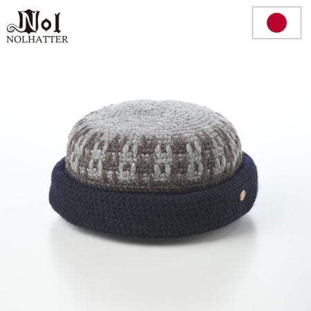 ノルのロールキャップ Island roll cap（アイランド ロールキャップ） ネイビー
