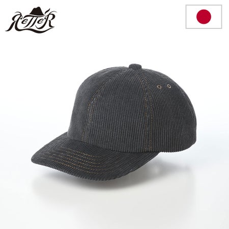 レッターのキャップ Vintage Corduroy Cap（ヴィンテージ コーデュロイ キャップ） ブラック