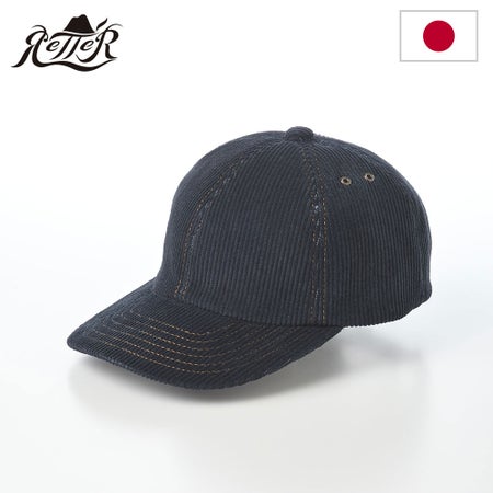 レッターのキャップ Vintage Corduroy Cap（ヴィンテージ コーデュロイ キャップ） インディゴ