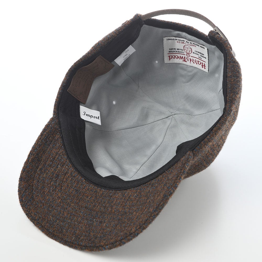 Harris Tweed cap（ハリスツイード キャップ） ブラウン | 帽子通販 時