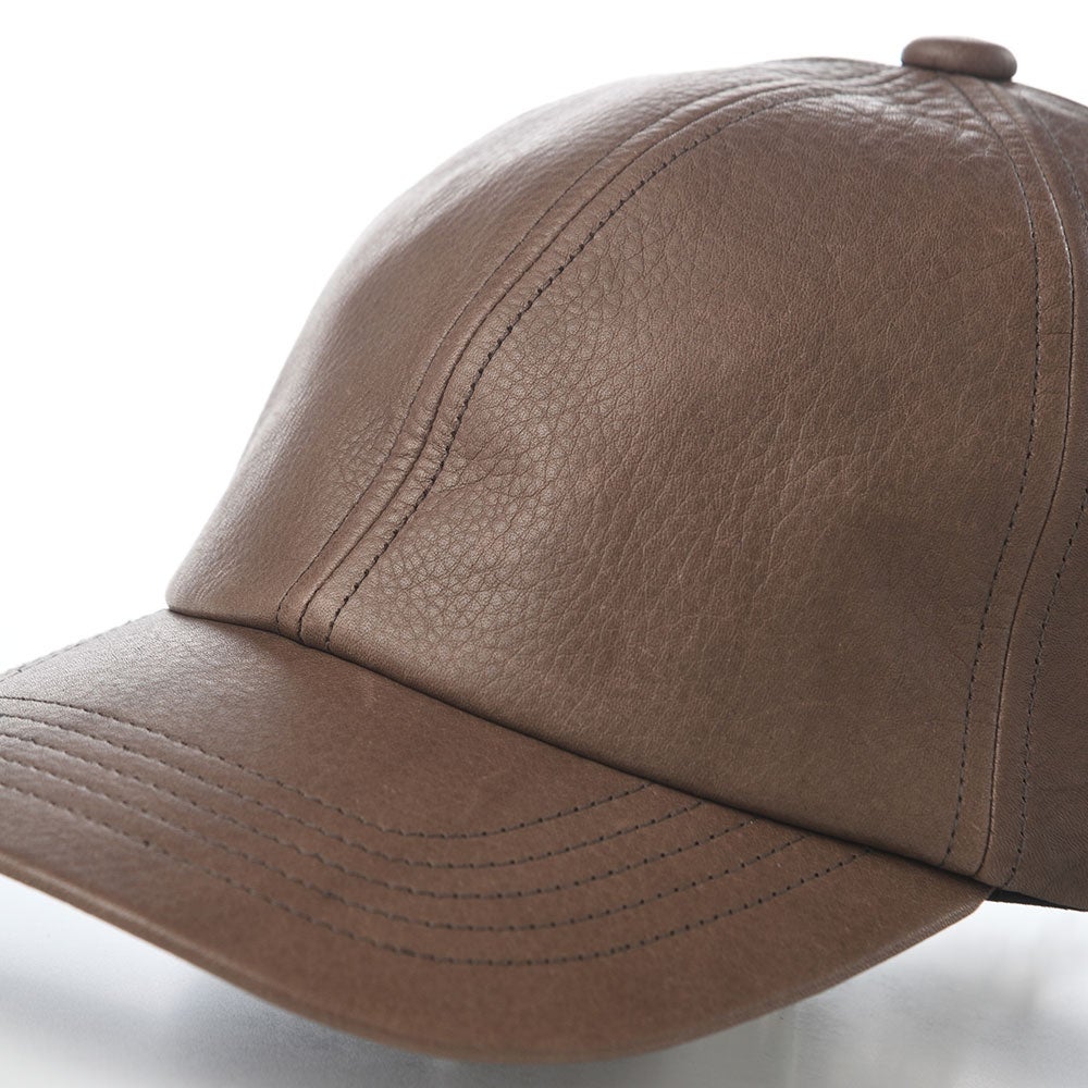 Water repellent leather cap（ウォーター リペレント レザー キャップ