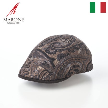 マローネのハンチング Ombra Paisley（オンブラ ペイズリー） BT1443 トープ