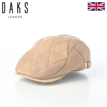 ダックスのハンチング Hunting Wool Flano Argyle（ハンチング ウールフラノ アーガイル） D4006 キャメル