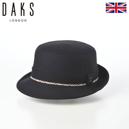 ダックスのソフトハット Alpen Wool Flano（アルペン ウールフラノ） D4007 ブラック