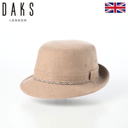 ダックスのソフトハット Alpen Wool Flano（アルペン ウールフラノ） D4007 キャメル