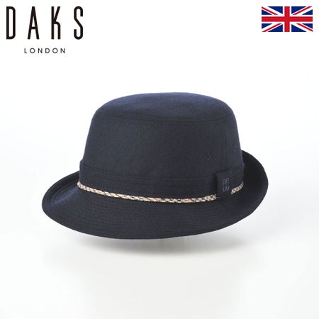 ダックスのソフトハット Alpen Wool Flano（アルペン ウールフラノ） D4007 ネイビー