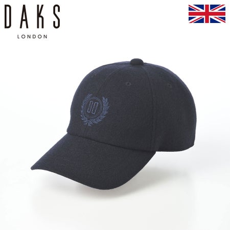 ダックスのキャップ Cap Wool Flano（キャップ ウールフラノ） D4008 ネイビー