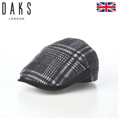 ダックスのハンチング Hunting Knit Glen Check（ハンチング ニット グレンチェック） D4013 ブラック