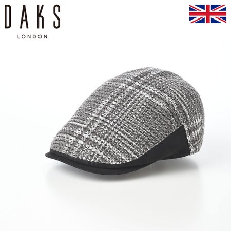 ダックスのハンチング Hunting Knit Glen Check（ハンチング ニット グレンチェック） D4013 グレー