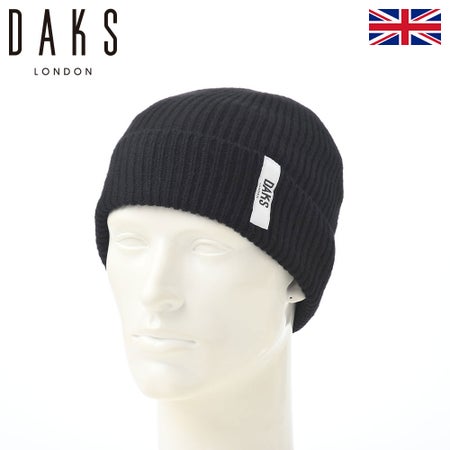 ダックスのニット帽 Knit Cooma Lambs Wool（ニットワッチ クーマラムウール） D4023 ブラック