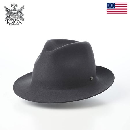 ノックスのフェルトハット Shape Memory Wool Hat（シェイプメモリー ウールハット） グレー