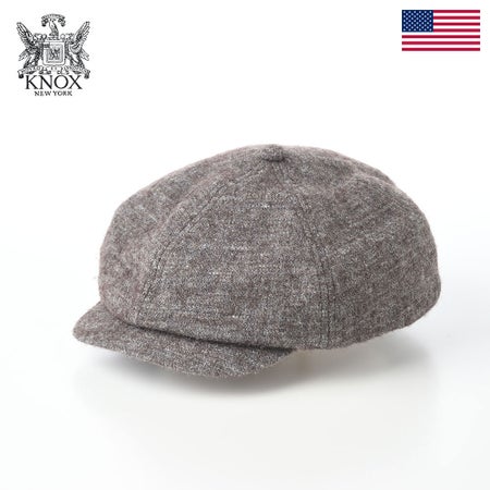 ノックスのハンチング Linen Wool Cashunting（リネンウール キャスハンチング） チャコール