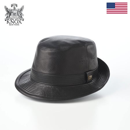 ノックスのソフトハット Leather Soft Hat（レザー ソフトハット） ブラック