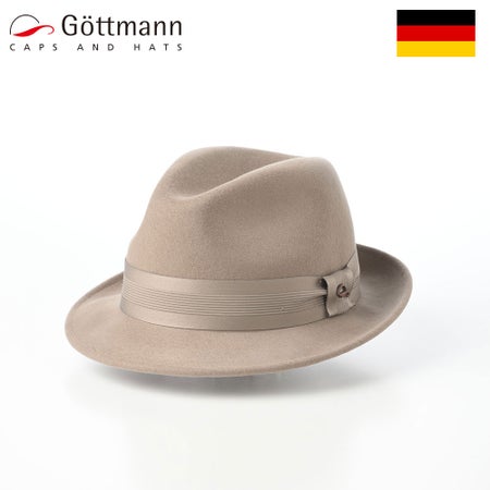 ゴットマンのフェルトハット Stolz Wool Hat（シュトルツ ウールハット） G492 ライトベージュ