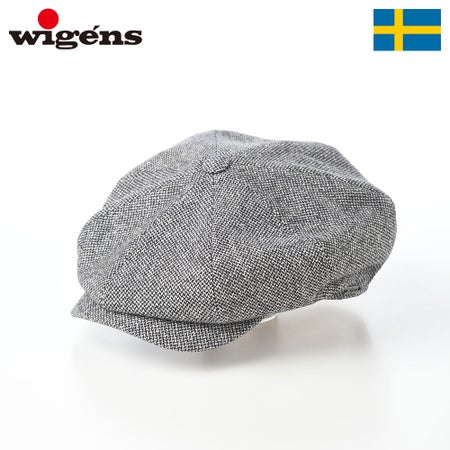 ヴィゲーンズのキャスケット Newsboy Retro Cap（ニュースボーイ レトロキャップ）W102125 グレーメランジ
