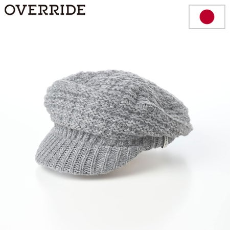 オーバーライドのキャスケット OR REC CHUNKY CASQUETTE SG（チャンキー キャスケット） グレー